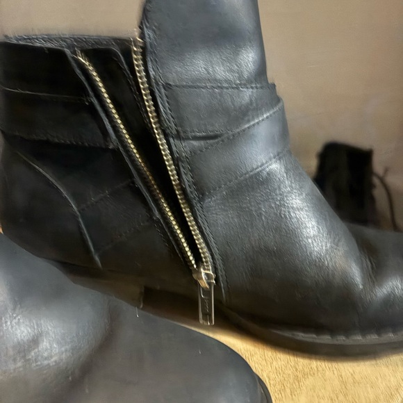 BORN Womens Chaval Leather Closed Toe Ankle Fashion Boots, Black, Size 10.0 - Picture 2 of 10